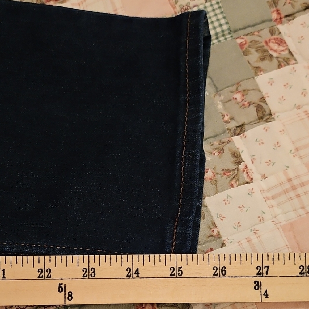Lee Women's Dark Wash Straight Mid-Rise Jeans - Picture 5 of 9